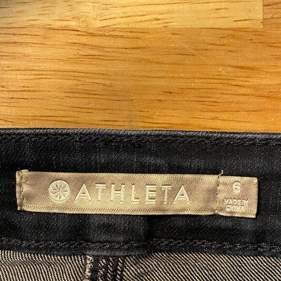 Athleta Dark Blue Women's Skinny Jeans - Picture 4 of 5